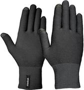 Rękawiczki - GripGrab Liner cienkie rękawiczki rowerowe Merino z ekranem dotykowym na zimę unisex-dla dorosłych, czarne, XL/XXL - miniaturka - grafika 1