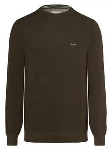 Gant - Sweter męski, zielony - Swetry męskie - miniaturka - grafika 1