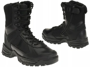 Mil-Tec Patrol One-zip taktyczne buty trekkingowe męskie z zamkiem Czarne - Buty trekkingowe męskie - miniaturka - grafika 1