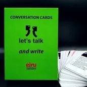 Książki do nauki języka angielskiego - Karty konwersacyjne Let's talk and write - miniaturka - grafika 1