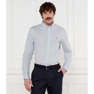 Koszule męskie - Tommy Hilfiger Koszula Regular Fit z dodatkiem lnu - miniaturka - grafika 1