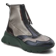 Botki damskie - Szare Botki Hispanitas Buty Premium Damskie - miniaturka - grafika 1