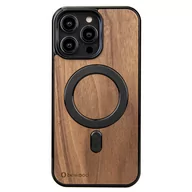 Etui i futerały do telefonów - Drewniane Etui Bewood iPhone 14 Pro Max Orzech Amerykański MagSafe - miniaturka - grafika 1