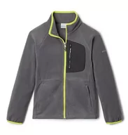Kurtki i płaszcze dla chłopców - Columbia Fast Trek III Kurtka polarowa dla dzieci unisex, Miasto Szary, Rekin, L - miniaturka - grafika 1