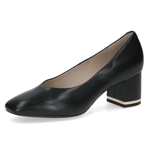 Caprice Damskie czółenka 9-22405-45, Black Nappa, 39 EU, Czarna papka, 39 EU
