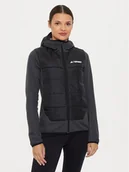 Odzież trekkingowa damska - adidas Kurtka outdoor Terrex Multi Hybrid IR7882 Czarny Regular Fit - miniaturka - grafika 1