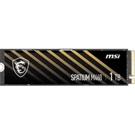 Dyski SSD - Dysk SSD MSI Spatium M460 1TB M.2 2280 PCI-E x4 Gen4 NVMe (S78-440L930-P83) - miniaturka - grafika 1