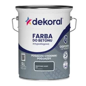 Emalie - Dekoral Farba do betonu Akrylit B grafitowo-szary 5 l - miniaturka - grafika 1