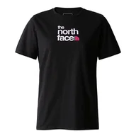Koszulki sportowe damskie - Koszulka The North Face Foundation Graphics 0A55B284W1 - czarna - miniaturka - grafika 1