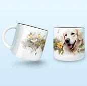 Kubki - Kubek z Psem Goldenem - miniaturka - grafika 1