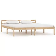 Łóżka - vidaXL Rama łóżka, lite drewno sosnowe, 180 x 200 cm - miniaturka - grafika 1