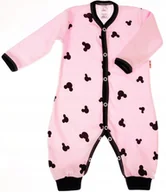 Pajacyki dla niemowląt - PAJAC długi rękaw rampers , Myszka RÓŻ 98 KLEKLE - miniaturka - grafika 1
