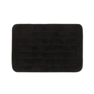 Dywaniki łazienkowe - Dywanik łazienkowy LAGUNA 80 x 50 cm 25801 czarny - miniaturka - grafika 1