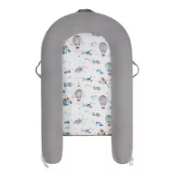 Wyposażenie pokoiku dziecięcego - Lulando Kokon Velvet Plane - miniaturka - grafika 1