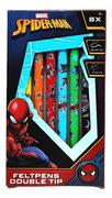 Przybory szkolne - Zestaw dwustronnych mazaków Spider-Man Marvel. 8 sztuk. - miniaturka - grafika 1