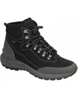 Buty trekkingowe męskie - TREKKINGI MANITU - 670061-01 BLACK - Manitu - miniaturka - grafika 1