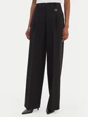 Spodnie damskie - JOOP! Spodnie materiałowe Paris2 30100442 Czarny Regular Fit - miniaturka - grafika 1