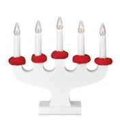 Świeczniki - Markslojd BROLLE Świecznik Biały 703579 - miniaturka - grafika 1