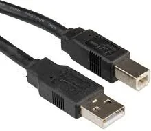 Kabel USB Roline USB-A - USB-B 1.8 m Czarny (11.02.8818) - Kable USB - miniaturka - grafika 1
