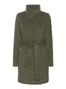VERO MODA Płaszcz damski, Ivy Green/Szczegóły: solidny, M - Płaszcze damskie - miniaturka - grafika 1