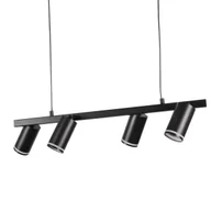 Lampy sufitowe - Wisząca lampa nad stół z reflektorkami PARIS 325358 czarny - miniaturka - grafika 1