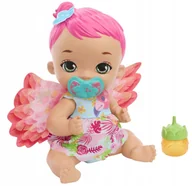 Lalki dla dziewczynek - Mattel My Garden Baby Niemowlę flaming z różowymi włosami - miniaturka - grafika 1