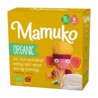 Kaszki dla dzieci - Mamuko Ekologiczna Kaszka Owsiano - Gryczano - Jęczmienno - Orkiszowo - Żytnia 200 g Bio - miniaturka - grafika 1