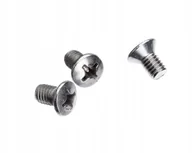 Śruby i nakrętki - M4x10 ŚRUBA STOŻKOWA KRZYŻAK łeb soczewkowy NIERDZEWNA A2 966 (50) - miniaturka - grafika 1
