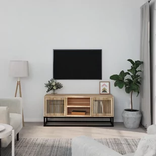 vidaXL Szafka pod TV, 105x30x45 cm, materiał drewnopochodny - Szafki RTV - miniaturka - grafika 1