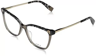 Furla Damskie okulary przeciwsłoneczne Vfu543, wzór Light Havana-szary, 66, Wzór Light Havana-szary - Okulary przeciwsłoneczne - miniaturka - grafika 1