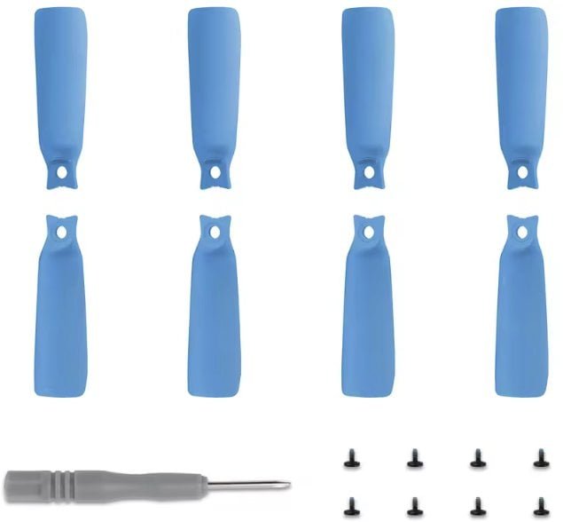 ŚMIGŁA DO DRONA DJI FLIP ZESTAW KOMPLET NA DRONA 8 SZTUK 4XCW + 4XCCW BLUE - KOD 4022F