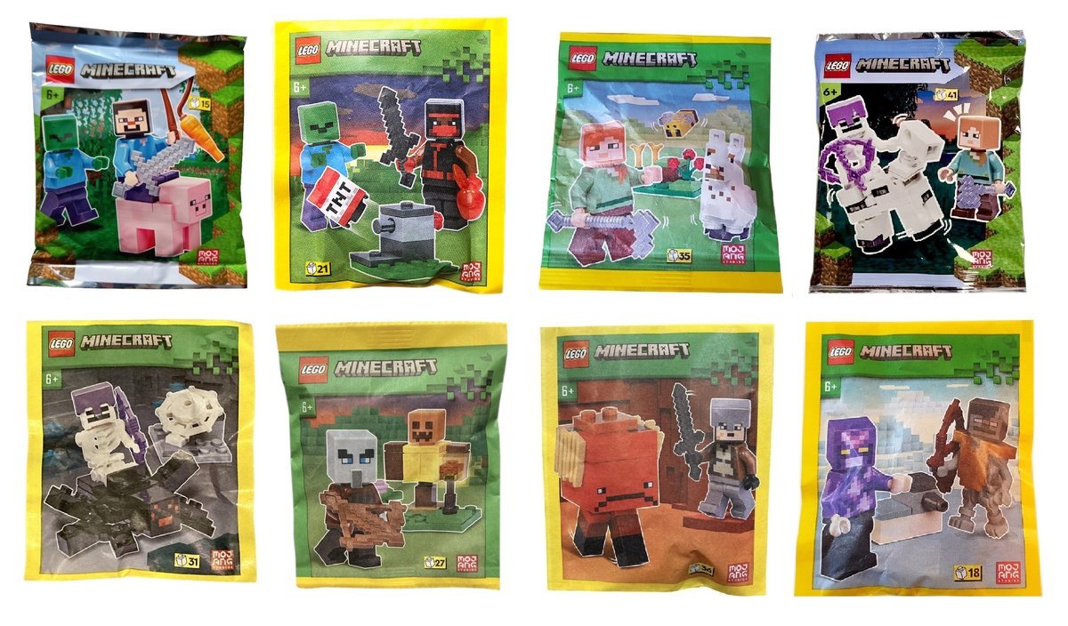 Klocki LEGO Minecraft - Zestaw 8 Polybag - MC10