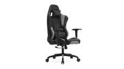 Fotele gamingowe - Songmics Fotel Songmics RACINGCHAIR/BLACK/GREY/53X52X132CM RACINGCHAIR/BL+GR - miniaturka - grafika 1