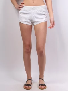 Spodnie i spodenki dla dziewczynek - Element SINCERELY white kobiety spodenki płócienne - M - grafika 1