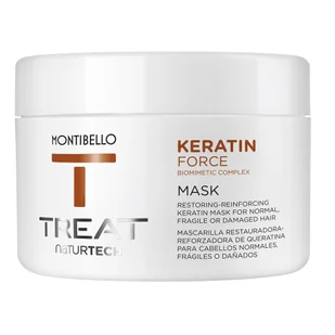Montibello Treat NaturTech Keratin Force maska do włosów normalnych, delikatnych i zniszczonych 200ml - Maski do włosów - miniaturka - grafika 2