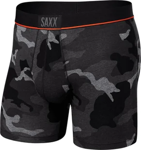 SAXX Bokserki męskie szybkoschnące SAXX VIBE Boxer Brief moro - czarny M - Majtki męskie - miniaturka - grafika 1