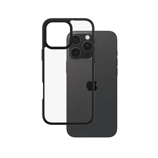 PanzerGlass CARE by Flagship Case Transparent Urban Combat w. Black Frame iPhone 16 Pro Max pokrowiec na telefon komórkowy Przezroczysty - Etui i futerały do telefonów - miniaturka - grafika 1