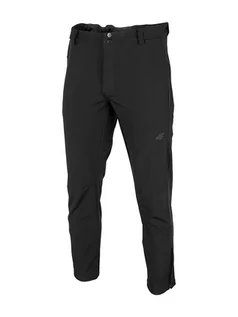 Spodnie sportowe męskie - 4F Spodnie funkcyjne w kolorze czarnym - grafika 1