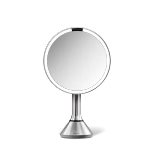 SimpleHuman Lusterko kosmetyczne Sensor Touch oświetlenie DUAL LED matowa stal nierdzewna - Lusterka do makijażu - miniaturka - grafika 3