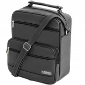 Torby męskie - Reverse skórzana torba męska na ramię A4 dokumenty SKÓRA naturalna pion - miniaturka - grafika 1