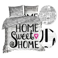 Pościel - Pościel 3D bawełna satyna 140x200cm SWEET HOME - miniaturka - grafika 1