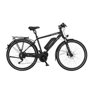 Rowery elektryczne - FISCHER Męski rower trekkingowy VIATOR ETH 1861, rower elektryczny, czarny matowy, 28 cali, RH 50 cm, silnik środkowy 80 Nm, akumulator 48 V - miniaturka - grafika 1