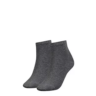 Tommy Hilfiger krótkie skarpety (zestaw 2 sztuk) damskie, Middle Grey Melange, 39-42 EU - Skarpetki damskie - miniaturka - grafika 1