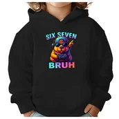 Bluzy dla dziewczynek - BLUZA DZIECIĘCA 67 SIX SEVEN VIRAL CAPYBARA 146-152 CHŁOPIĘCA DZIEWCZĘCA - miniaturka - grafika 1