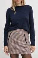 Spódnice - Pepe Jeans spódnica CANDY kolor beżowy mini rozkloszowana PL901155 - miniaturka - grafika 1