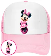 Czapki i chusty sportowe męskie - CZAPKA Z DASZKIEM MYSZKA MIKI DLA DZIECI SIATKA RÓŻOWA BEJSBOLÓWKA - miniaturka - grafika 1