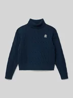 Swetry dla dziewczynek - Golf o kroju regular fit z mieszanki bawełny - miniaturka - grafika 1