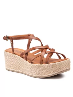 Espadryle damskie - Pikolinos Espadryle W5X-1821 Brązowy - grafika 1