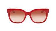 Okulary przeciwsłoneczne - Lacoste damskie okulary przeciwsłoneczne, Opalin Burgundy, 55 - miniaturka - grafika 1