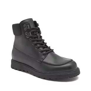 BOSS Kidswear Skórzane buty - Buty dla chłopców - miniaturka - grafika 1